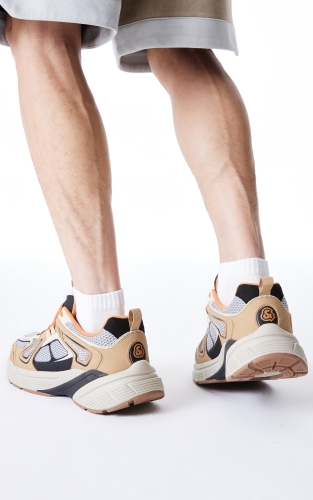 杰克琼斯夏季新款男运动休闲潮流舒适鞋厚底透气撞色材质拼接男鞋 商品图3