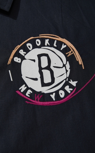 杰克琼斯秋季新款NBA联名布鲁克林篮网队潮流百搭长袖夹克男款 商品图4