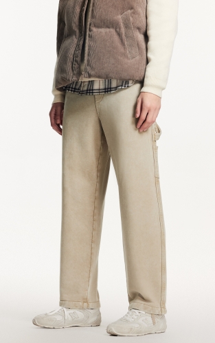 杰克琼斯冬季时尚潮流简约休闲合体纯棉舒适裤子男裤长裤卫裤男装 商品图1