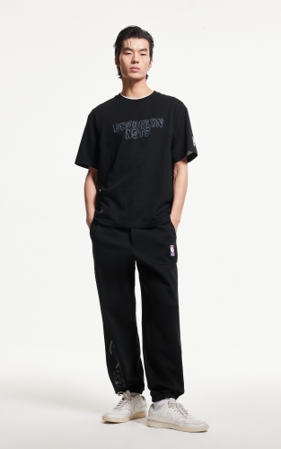 杰克琼斯春季时尚百搭休闲潮NBA联名束脚休闲裤卫裤下装长裤男装 商品图2