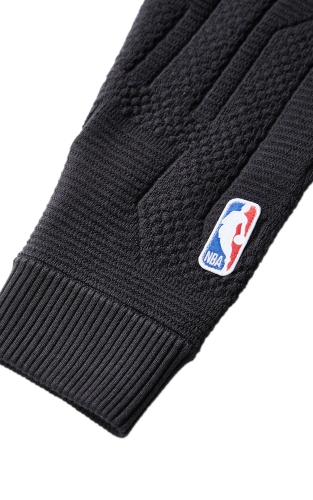 杰克琼斯NBA联名款公牛队春季新款立体刺绣宽松毛针织衫毛衣 商品图4