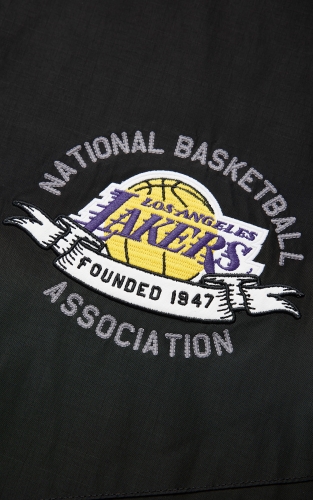 杰克琼斯NBA联名男装夹克时尚百搭胶印刺绣贴布宽松休闲立领外套 商品图4