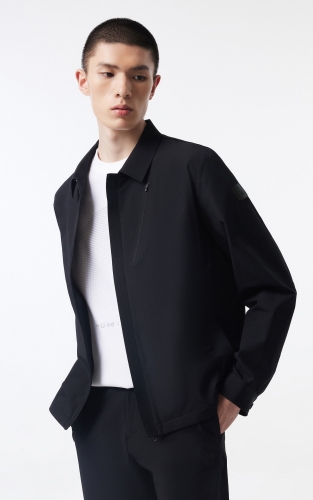 【防泼水】杰克琼斯男装秋季新款翻领弹力潮流日常休闲百搭外套夹克 商品图1