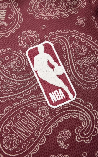 杰克琼斯NBA联名男装卫衣秋季新款时尚百搭条纹印花贴布宽松圆领上衣 商品图4