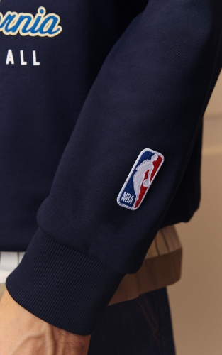 杰克琼斯NBA联名男装卫衣秋季新款舒适纯棉廓形休闲圆领上衣 商品图4