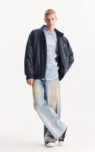 杰克琼斯2025年冬季新款男装时尚百搭宽松连帽棉服棉衣休闲外套 商品图2