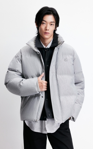 杰克琼斯男装2025年冬季新款羽绒服百搭潮流日常立领保暖外套 商品图1