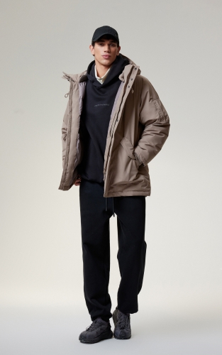 【AT系列】杰克琼斯冬季新款男装羽绒服百搭宽松连帽日常休闲上衣 商品图2