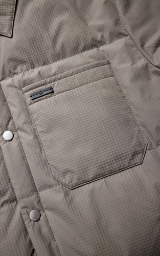 杰克琼斯男装羽绒服冬季新款简约纯色时尚贴袋翻领多色保暖外套 商品图4