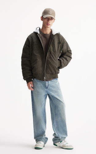 杰克琼斯男装羽绒服冬季新款时尚百搭宽松休闲可拆卸连帽保暖外套 商品图2