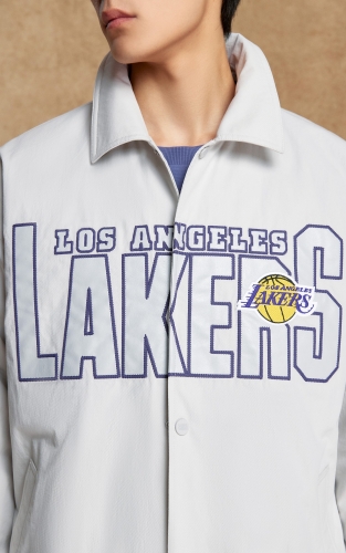 杰克琼斯NBA联名湖人队2025年冬季新款羽绒服运动百搭外套潮上衣 商品图4