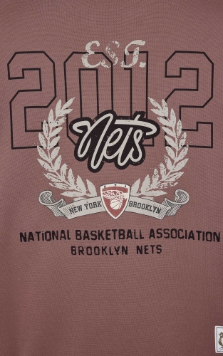 杰克琼斯男装秋季卫衣NBA联名款立体字母胶印刺绣贴布长袖上衣 商品图4