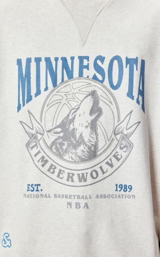 杰克琼斯男装冬季卫衣NBA联名款立体字母胶印百搭休闲长袖上衣 商品图4