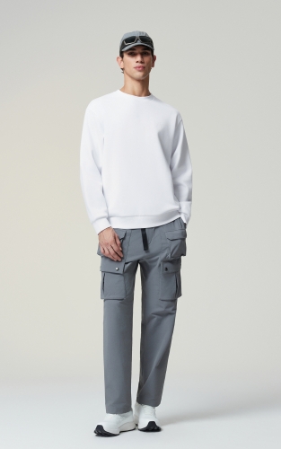 【AT系列】杰克琼斯男装卫衣冬季新款时尚刺绣宽松休闲圆领长袖上衣 商品图2