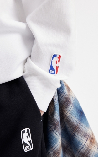杰克琼斯NBA联名雷霆队男装秋季卫衣印花字母圆领宽松运动上衣 商品图4