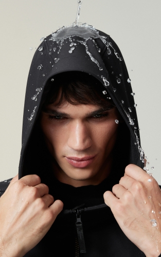 【AT系列】杰克琼斯男装春季新款防泼水棉服棉衣连帽宽松保暖外套 商品图4