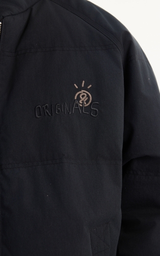 【抗粘湿】杰克琼斯男装春季羽绒服宽松舒适立领立体Logo刺绣 商品图4