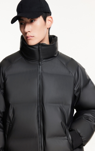 【AT系列】杰克琼斯男装春季羽绒服外套上衣logo贴布宽松立领 商品图4