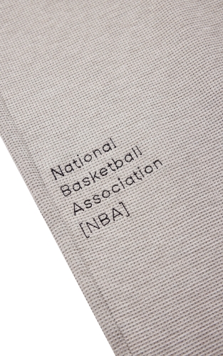【NBA联名款】杰克琼斯男装春季休闲裤长裤子华夫格字母刺绣 商品图4