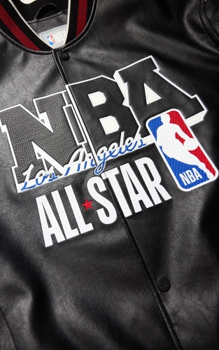 【NBA联名款】杰克琼斯男装春季夹克外套精致刺绣潮流时尚棒球领 商品图4
