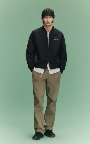 【BSQ联名】杰克琼斯男装春季新款棒球服时尚拼色休闲宽松夹克外套 商品图2