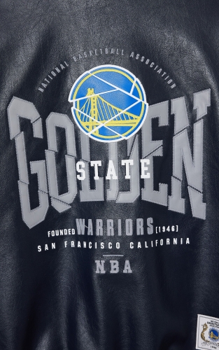 杰克琼斯NBA勇士队联名款春季男装2026新款宽松舒适夹克外套 商品图4