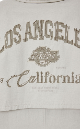 【NBA联名款湖人队】杰克琼斯男装春季夹克时尚立体刺绣宽松 商品图4