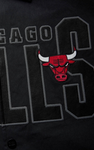 杰克琼斯NBA联名款秋季新款公牛队时尚休闲百搭宽松翻领夹克外套 商品图4