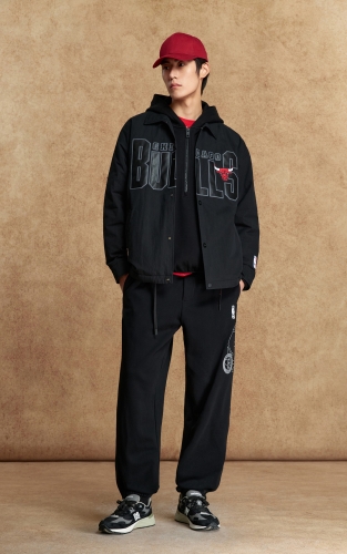 杰克琼斯NBA联名公牛队2025年冬季新款羽绒服男装百搭外套潮上衣 商品图2