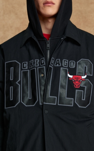 杰克琼斯NBA联名公牛队2025年冬季新款羽绒服男装百搭外套潮上衣 商品图4