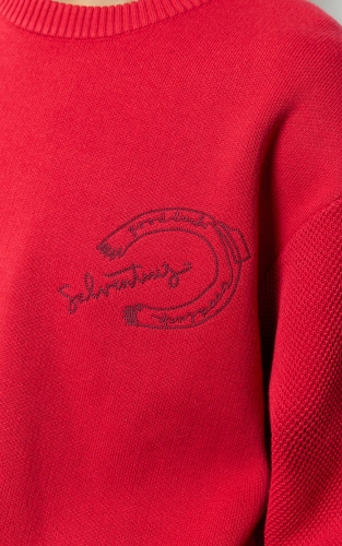 【Salventius联名】杰克琼斯男装春季新年款雪尼尔提花毛衣针织衫 商品图4