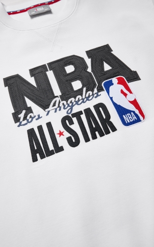 【NBA联名款】杰克琼斯春季男士卫衣上衣撞色刺绣百搭休闲宽松 商品图4