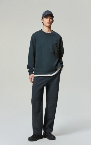 【AT系列】杰克琼斯男装春季卫衣上衣时尚百搭宽松圆领舒适长袖 商品图2