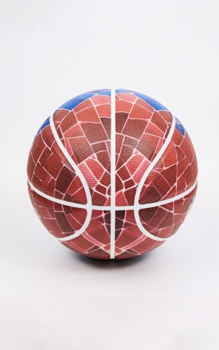 【NBA联名】杰克琼斯logo图案标准7号蜂巢纹路PU表皮专用气嘴篮球 商品图3