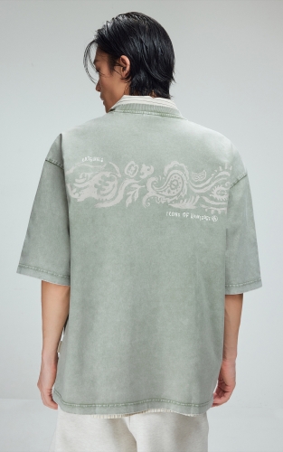【纯棉】杰克琼斯男装T恤夏季短袖圆领简约印花潮流水洗时尚百搭 商品图3