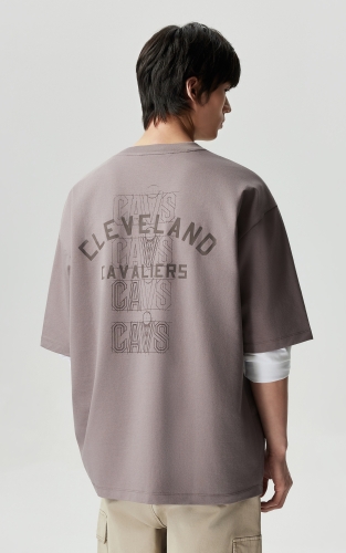 杰克琼斯NBA骑士队联名男装短袖T恤时尚百搭潮流舒适亲肤上衣 商品图3