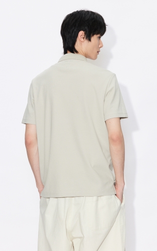 【凉感】杰克琼斯夏季男装POLO翻领三粒扣精致刺绣时尚百搭潮 商品图3