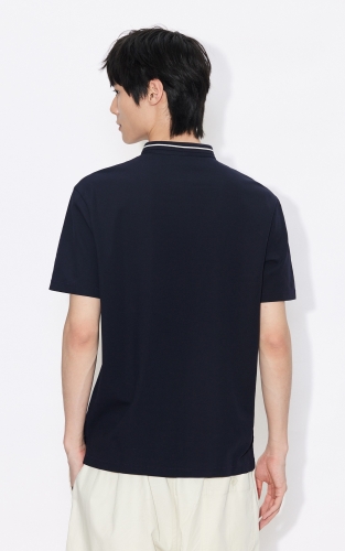 【SORONA】杰克琼斯男装夏季POLO日常通勤风字母亨利领 商品图3