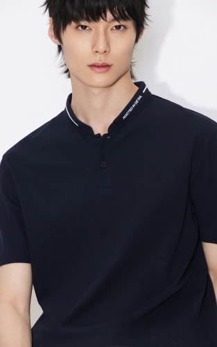 【SORONA】杰克琼斯男装夏季POLO日常通勤风字母亨利领 商品图4