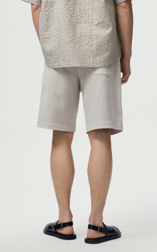 杰克琼斯夏季男款休闲短裤宽松精致字母印花舒适亲肤抽绳通勤百搭 商品图3