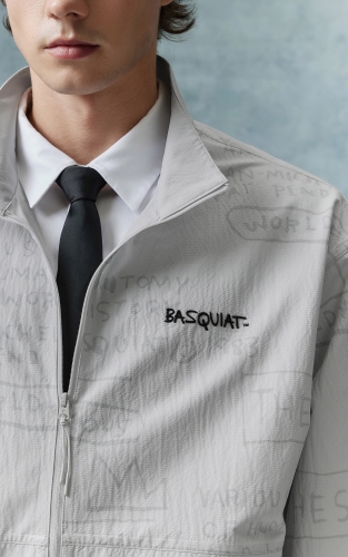 杰克琼斯夏季男装夹克略宽松版型BASQUIAT艺术家联名系列时尚男装 商品图4