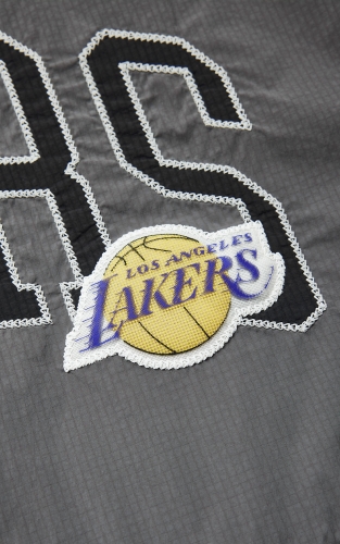 【原纱防晒】杰克琼斯NBA联名款湖人队夹克外套字母装饰宽松百搭 商品图4