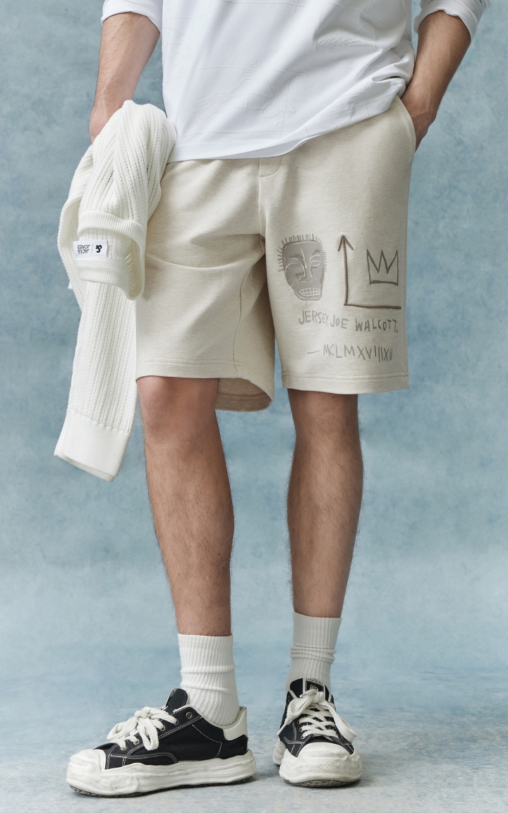 杰克琼斯夏季男装短裤略宽松版型BASQUIAT艺术家联名系列时尚潮流男装 商品大图