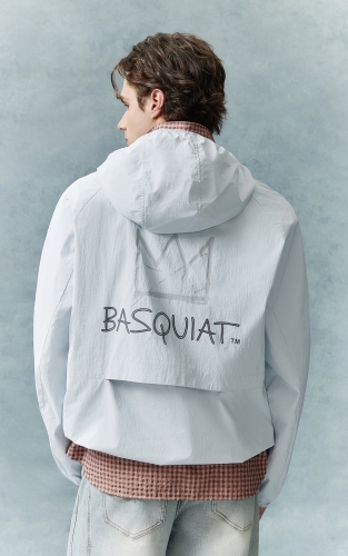 杰克琼斯夏季男款夹克略宽松版型BASQUIAT艺术家联名系列时尚男装 商品图3
