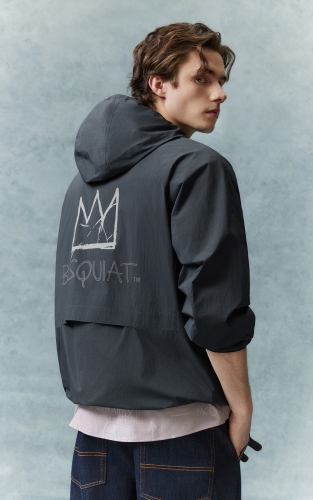 杰克琼斯夏季男款夹克略宽松版型BASQUIAT艺术家联名系列时尚男装 商品图3