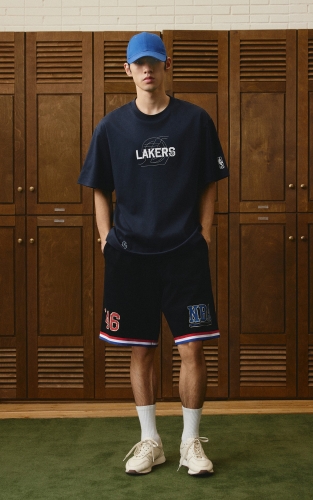 【NBA联名湖人队】杰克琼斯男装T恤宽松圆领时尚短袖潮流舒适上衣 商品图2