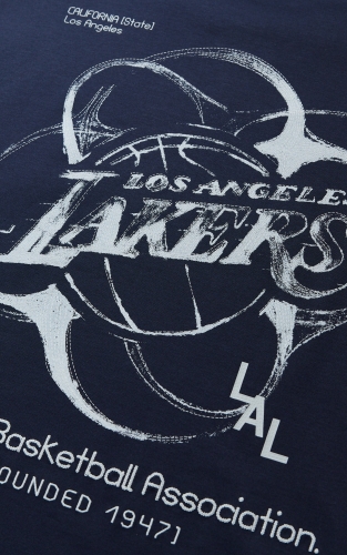 【NBA联名湖人队】杰克琼斯男装T恤宽松圆领时尚短袖潮流舒适上衣 商品图4