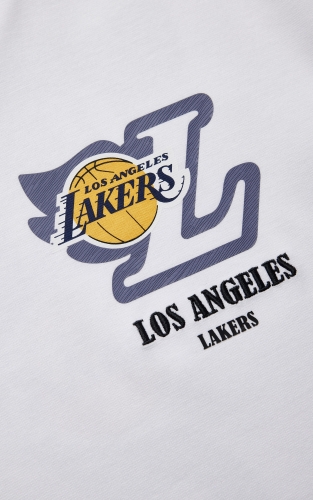 【NBA联名湖人队】杰克琼斯秋季男装T恤宽松圆领时尚百搭舒适潮流 商品图4