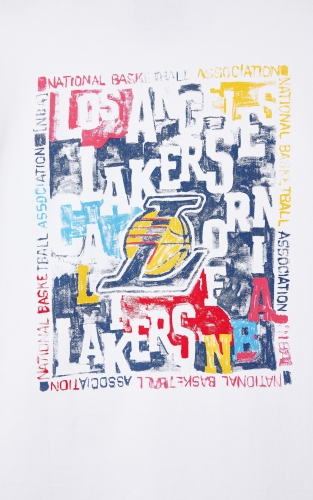 【NBA联名湖人队】杰克琼斯男装秋季T恤短袖纯棉时尚圆领廓形 商品图4