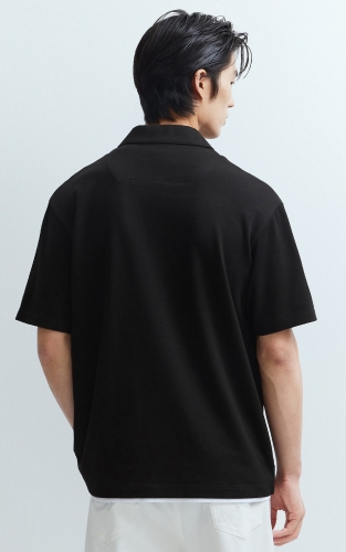 杰克琼斯秋季男装polo衫短袖宽松休闲假两件时尚潮流通勤百搭 商品图3